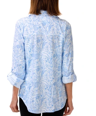 Thumbnail 3: REEL LEGENDS Women's Long Sleeve UPF 50+ Button Down Shirt 