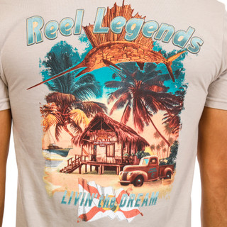 Thumbnail 6: REEL LEGENDS Men's Short Sleeve Graphic Tee 