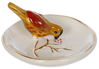 Thumbnail 1: BLUE SKY Ceramic Bird Ring Holder 