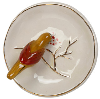 Thumbnail 2: BLUE SKY Ceramic Bird Ring Holder 