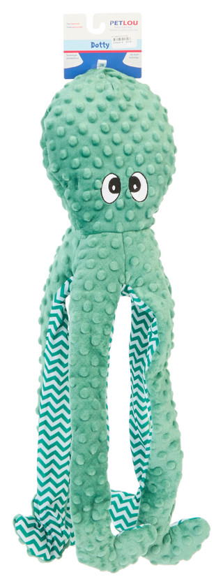 Thumbnail 1: Petlou 26" Dotty Friends Octopus Dog Toy 