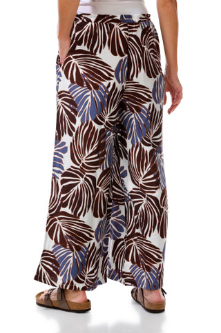Thumbnail 2: Kaktus Couture Women's Drawstring Pull-On Flowy Pants 