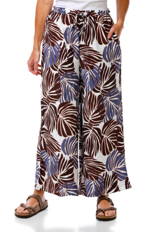 Thumbnail 1: Kaktus Couture Women's Drawstring Pull-On Flowy Pants 