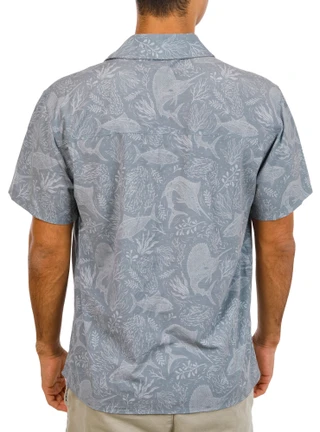 Thumbnail 5: REEL LEGENDS Men's Moisture Wicking Button Down Polo Shirt 