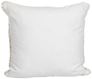Thumbnail 3: Loom House 20x20 Seaside Scallop Shell Embroidered Throw Pillow 