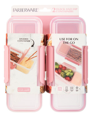 Thumbnail 1: Farberware 2 Pk Snack and Dip Containers 
