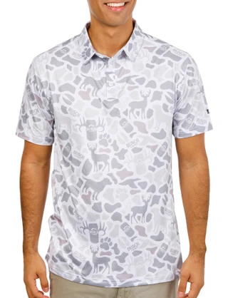 Thumbnail 1: Jedco Men's Short Sleeve Printed Polo 