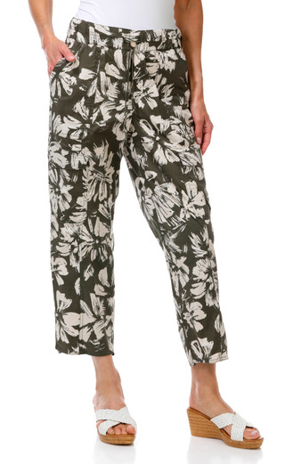 Thumbnail 1: Democracy Women's Floral Cargo Capris 