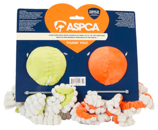 Thumbnail 2: ASPCA 2-Pack Octopus Plush Dog Toys with Squeaker 
