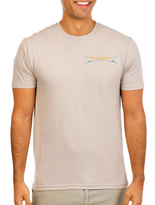 Thumbnail 3: REEL LEGENDS Men's Short Sleeve Fish To Live Graphic Tee 