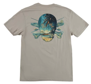 Thumbnail 2: REEL LEGENDS Men's Short Sleeve Fish To Live Graphic Tee 