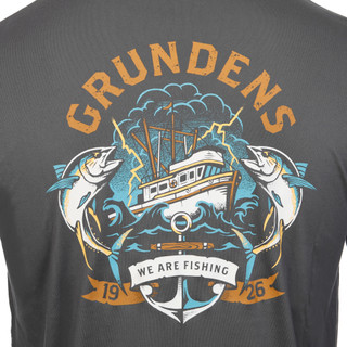 Thumbnail 3: GRUNDENS Tuna Tattoo LS Tech Tee 