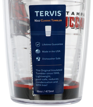 Thumbnail 4: Tampa Bay Buccaneers Tervis Tampa Bay Buccaneers Tradition 16oz Tumbler 