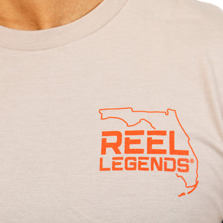 Thumbnail 2: REEL LEGENDS Men's Short Sleeve Florida Graphic Tee 