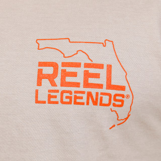 Thumbnail 3: REEL LEGENDS Men's Short Sleeve Florida Graphic Tee 