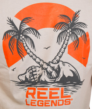 Thumbnail 5: REEL LEGENDS Men's Short Sleeve Florida Graphic Tee 