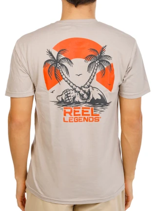 Thumbnail 1: REEL LEGENDS Men's Short Sleeve Florida Graphic Tee 