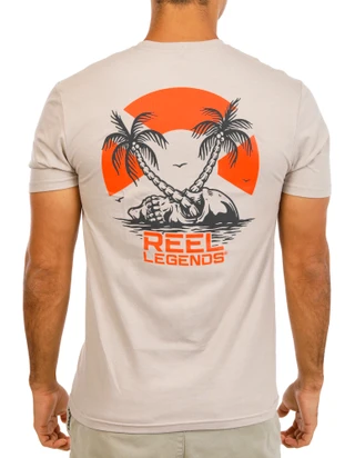 Thumbnail 2: REEL LEGENDS Men's Short Sleeve Florida Graphic Tee 
