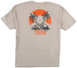 Thumbnail 6: REEL LEGENDS Men's Short Sleeve Palm Graphic Tee 