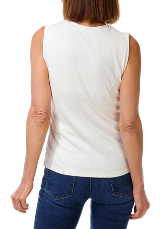Thumbnail 3: NINE WEST Women's Tie Front V-Neck Tank Top 