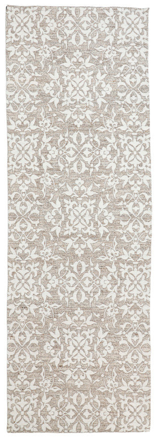 Thumbnail 1: SHABBY CHIC 20x60 Jacquard Wool Accent Rug 