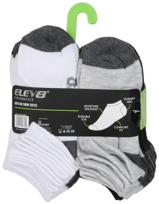 Thumbnail 2: ELEV8 Boys 20 Pk No Show Socks 