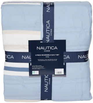 Thumbnail 2: Nautica 3 Pc Reversible Quilt Set 