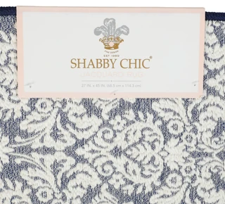 Thumbnail 2: SHABBY CHIC 27x45 Jacquard Accent Rug 