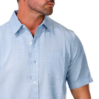 Thumbnail 2: CHAPS Men's Short Sleeve Button Down Shirt 