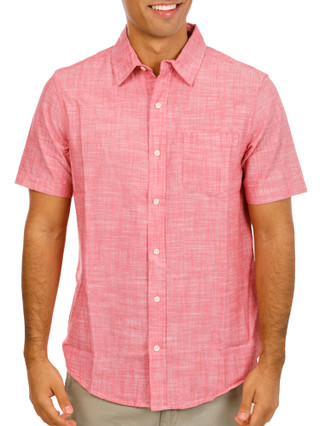 Thumbnail 1: CHAPS Men's Short Sleeve Button Down Shirt 