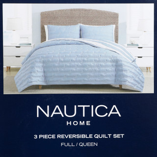 Thumbnail 2: Nautica 3 Pc Reversible Quilt Set 