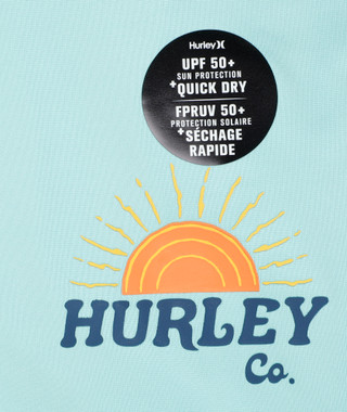 Thumbnail 2: Hurley Men's Long Sleeve Palm Tree Hooded Sun Shirt  