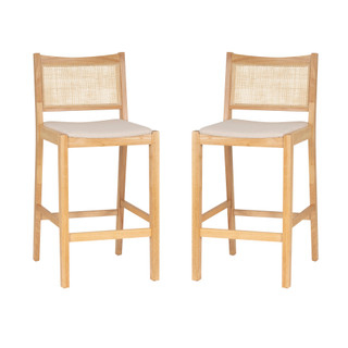 Thumbnail 1: Linon Linon Bauer 2 Pc. Cane Barstool Set  