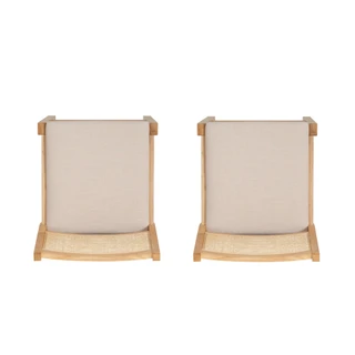 Thumbnail 7: Linon Linon Bauer 2 Pc. Cane Barstool Set  