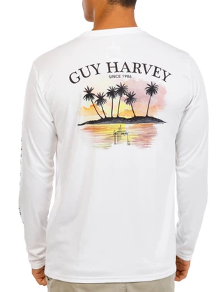 Thumbnail 1: Guy Harvey Men's Moisture Wicking Long Sleeve Shirt 