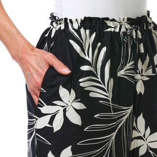 Thumbnail 2: Kaktus Couture Petite Drawstring Wide Leg Pants 