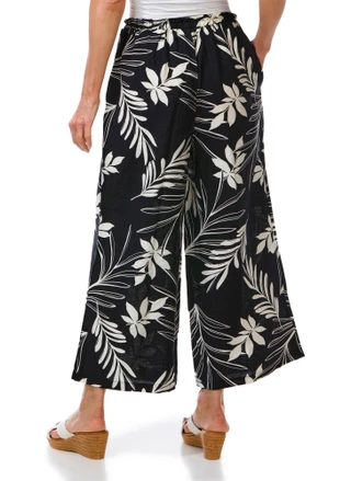 Thumbnail 3: Kaktus Couture Petite Drawstring Wide Leg Pants 
