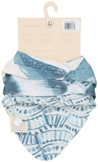 Thumbnail 2: CRANE BABY Baby Boys Bandana Bib Set 
