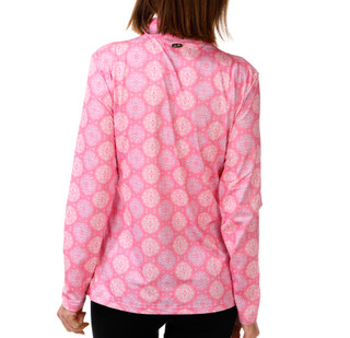 Thumbnail 2: Palm House Women's 1/4 Zip Sport Long Sleeve Top 