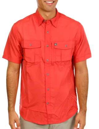 Thumbnail 1: The American Outdoorsman Men's Moisture Wicking UPF 40 Button Down Shirt 