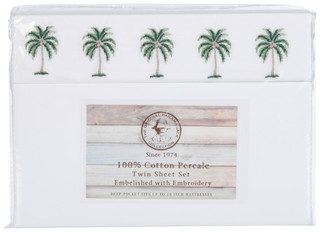 Thumbnail 1: Panama Jack Embroidered Twin Sheet Set 