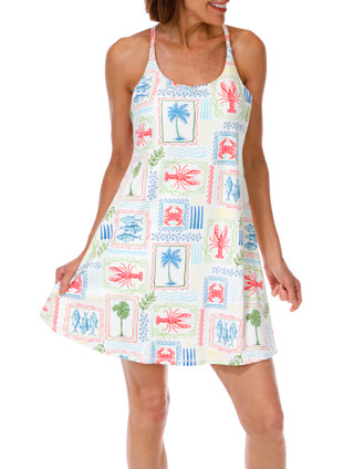Thumbnail 1: SIMPLY SOUTHERN Women's UPF Sea Patch Dress 