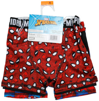 Thumbnail 2: Marvel Boys 3 Pk Spider-Man Athletic Boxer Briefs  