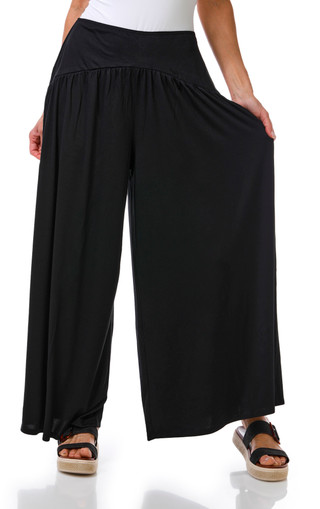 Thumbnail 1: BY TOGETHER Juniors Wide Leg Stretch Pants 
