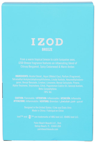 Thumbnail 2: IZOD Men's 3.4 oz Breeze Eau de Toilette 