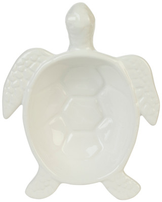 Thumbnail 2: Home Essentials White Turtle Decorative Bowl 