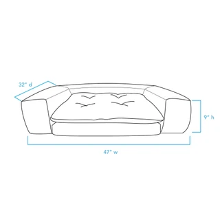 Thumbnail 17: Carolina Pet Company Rectangle Pet Couch 