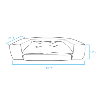 Thumbnail 20: Carolina Pet Company Rectangle Pet Couch 