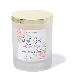 Thumbnail 1: SCENTSATIONAL 11 oz Soy Blend Scented Candle 