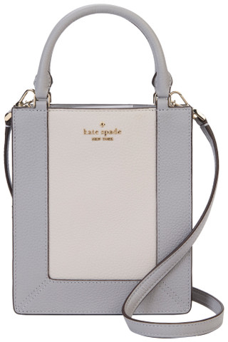 Thumbnail 1: KATE SPADE Lena Colorblock Pebble Leather Mini Tote Bag 